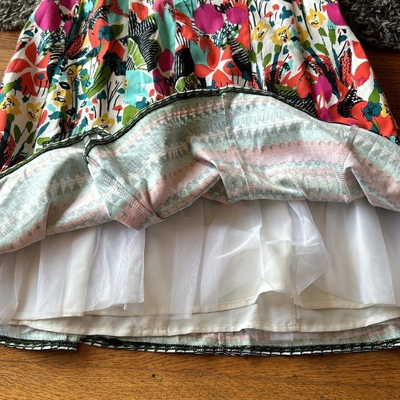 Maggie London Cocktail Dress with Colorful Florals Size 2 - Picture 4 of 10